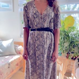 Vintage Leslie Fay Animal Print